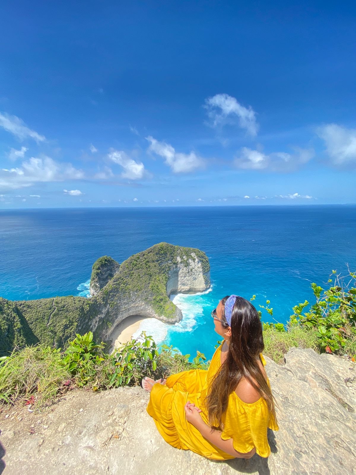 Hiking at Kelingking beach